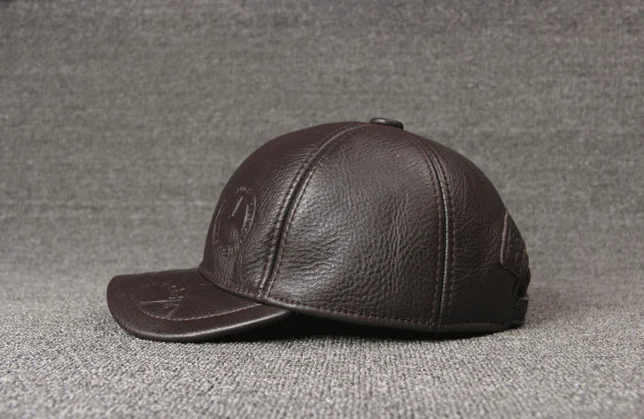 Single Color Leather Hat