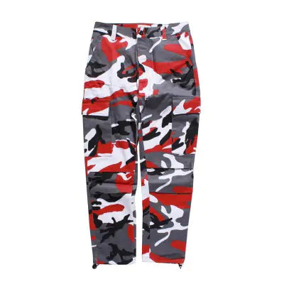 Camo Cargo Pants - Casual Sports Trousers