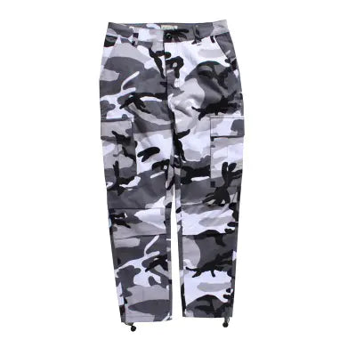 Camo Cargo Pants - Casual Sports Trousers