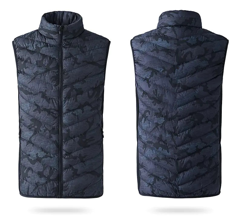 Heated Vest for Men - Smart USB Rechargeable Jacket