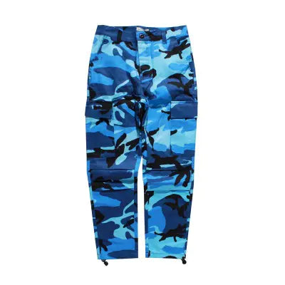 Camo Cargo Pants - Casual Sports Trousers