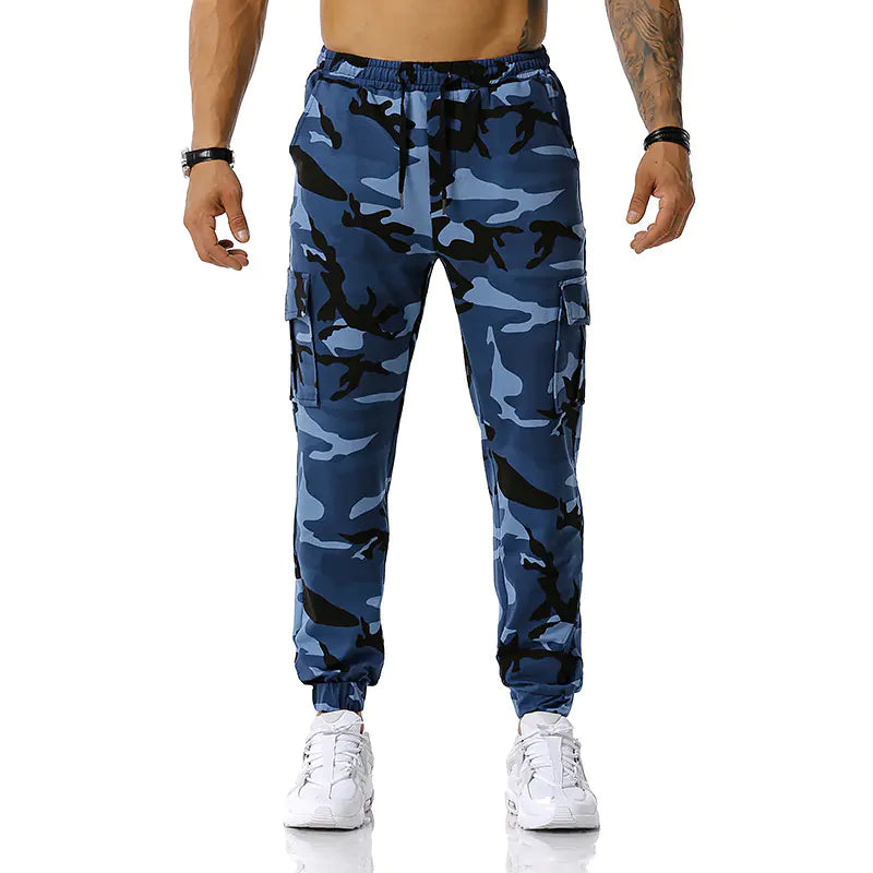 Camo Cargo Pants - Casual Sports Trousers