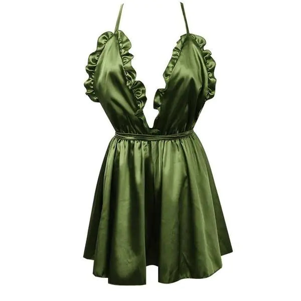 Colorful Strap Bodysuit - Women's Sleepwear Jumpsuit