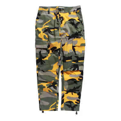 Camo Cargo Pants - Casual Sports Trousers